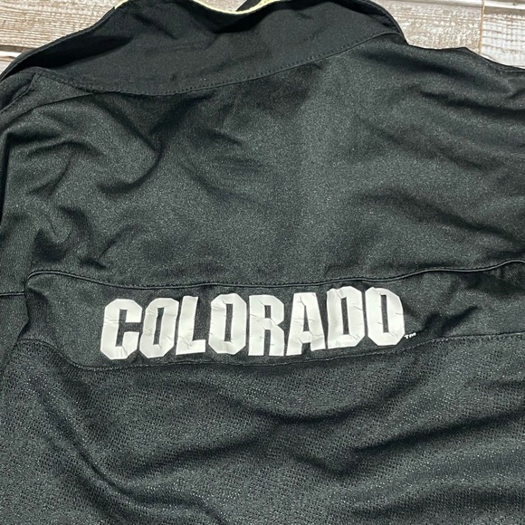 Nike Colorado Buffaloes Dri-FIT‎ Polo Shirt Black Golf Athletic Mens Large - Picture 7 of 8